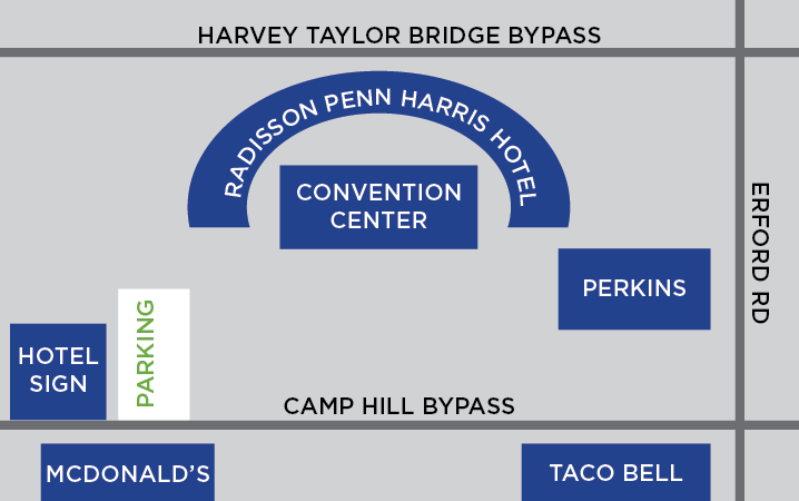 Harrisburg Mall map