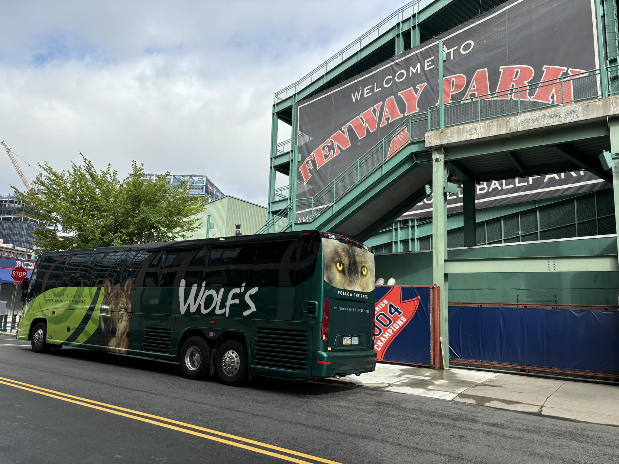 Bus at Fenway Park The Badlands